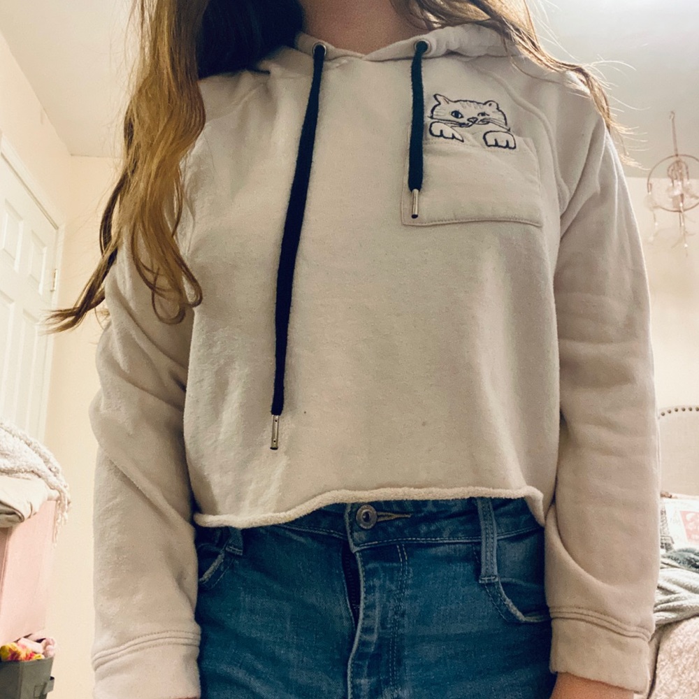 Cropped sweatshirt